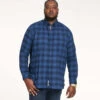 Duke D555 Bruce Long Sleeve Flannel Check Shirt - Blue -Duke || Portwest || Basic Shop 111410 bruce ls shirt blue 3