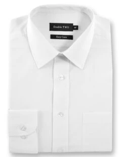 Double Two Long Sleeve Shirt - White