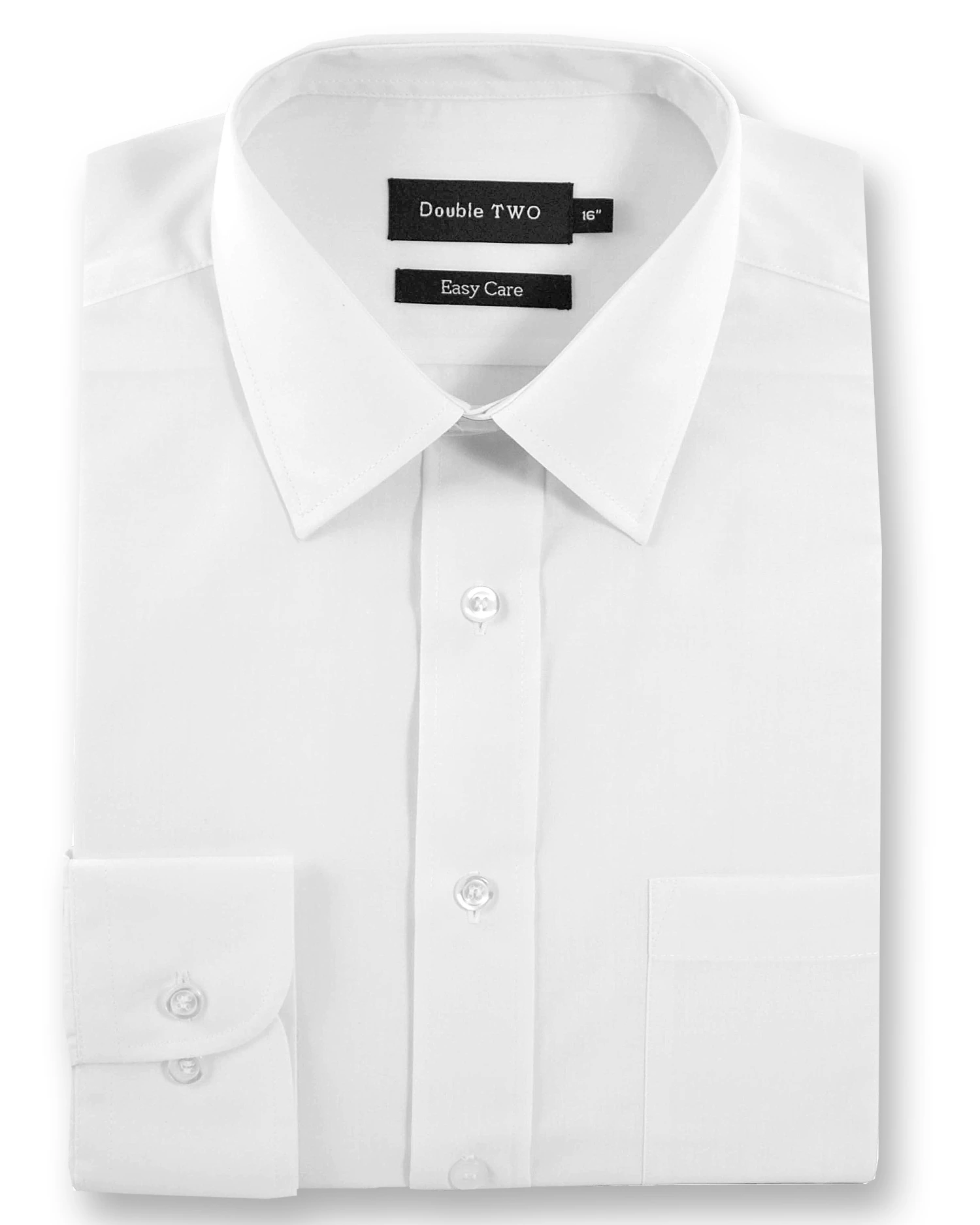 Double Two Long Sleeve Shirt - White 3 Double Two Long Sleeve Shirt - White