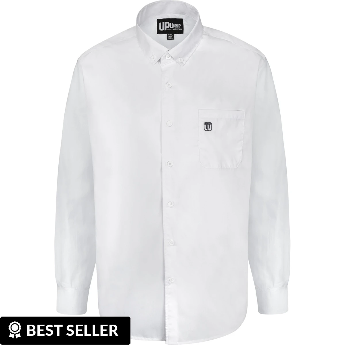 Uptheir Finest Hour Classic Long Sleeve Shirt - White 3 Uptheir Finest Hour Classic Long Sleeve Shirt - White