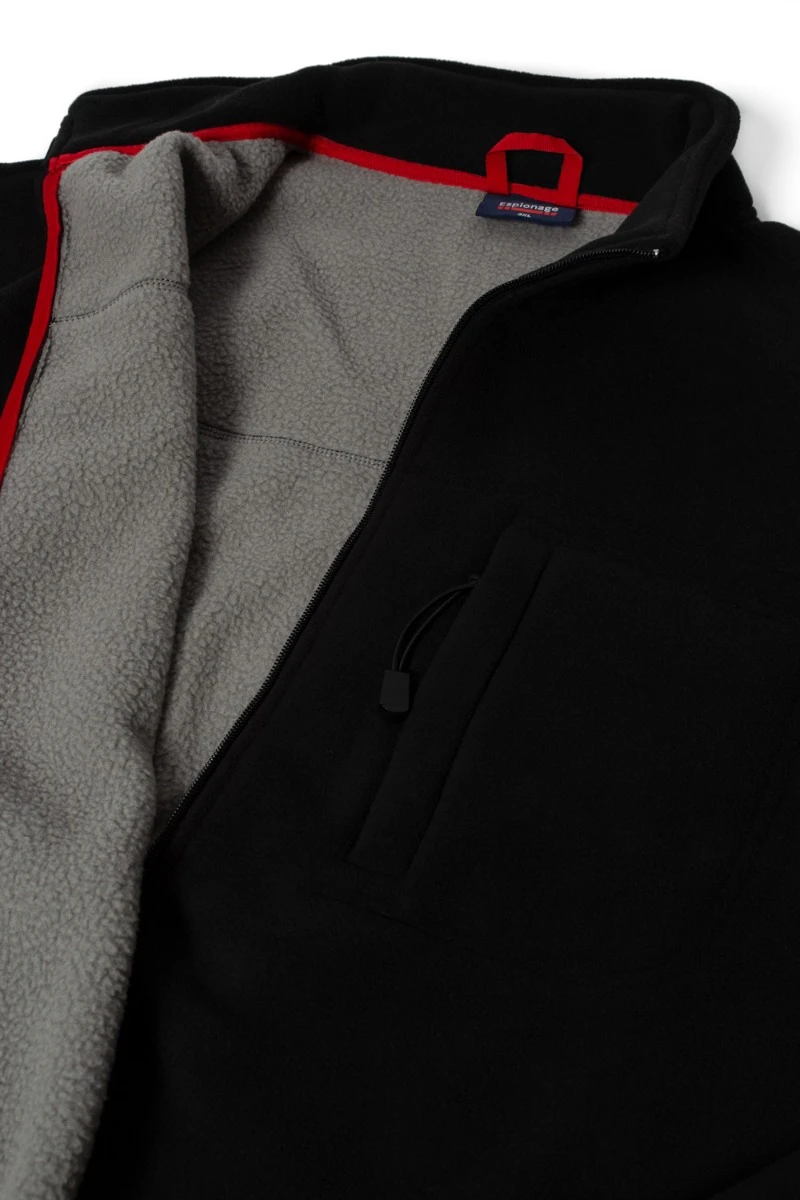 Espionage Fleece Jacket - Black 5 Espionage Fleece Jacket - Black - Image 3