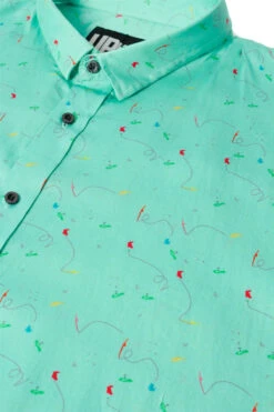 Uptheir Scafell Fishing Print Short Sleeve Shirt - Green -Duke || Portwest || Basic Shop tumbnail 1ca918a0 f82c 4c1e bab2 eeb10fcfec75