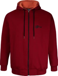 Uptheir Magic Zip Hoody - Red