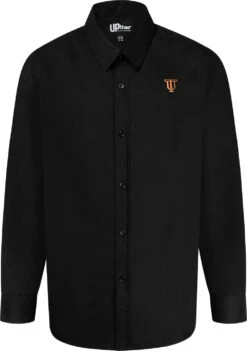 Uptheir Oxford Formal Long Sleeve Shirt - Black