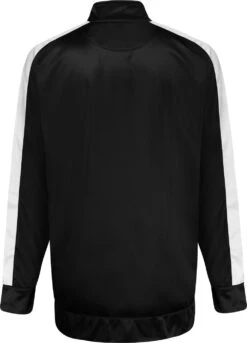 Uptheir Tribulations Zip Through Poly Track Top - Black