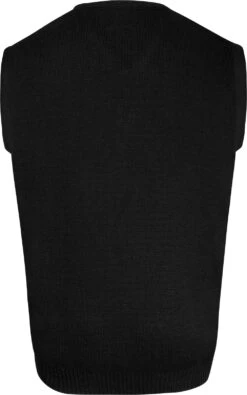 Uptheir Lingo V-Neck Sleeveless Jumper - Black